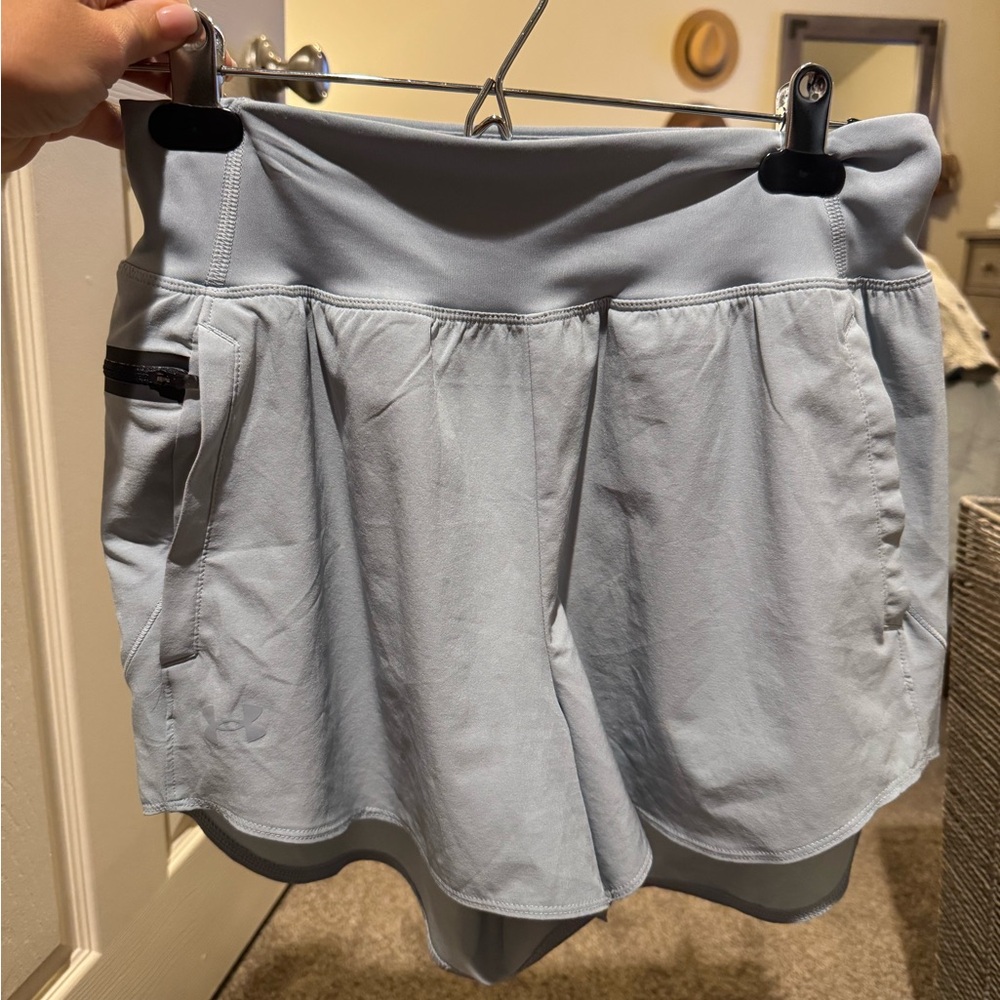 Under Armour grayish Blue Performance Shorts